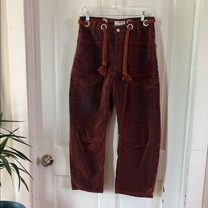 We The Free Red Corduroy Pants